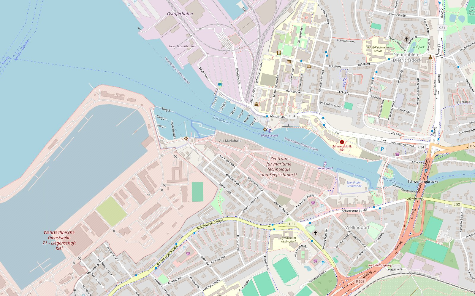 Kartenvorschau: Kiel-Wellingdorf